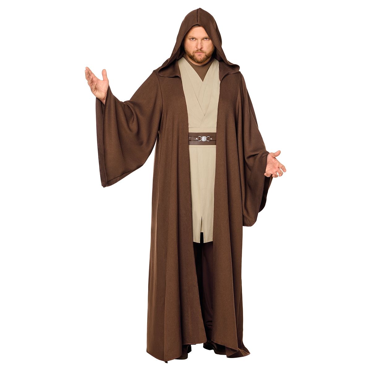 Adult Obi Wan Kenobi ™ Costume -  Star Wars Prequel Trilogy Episodes I through III BROWN
