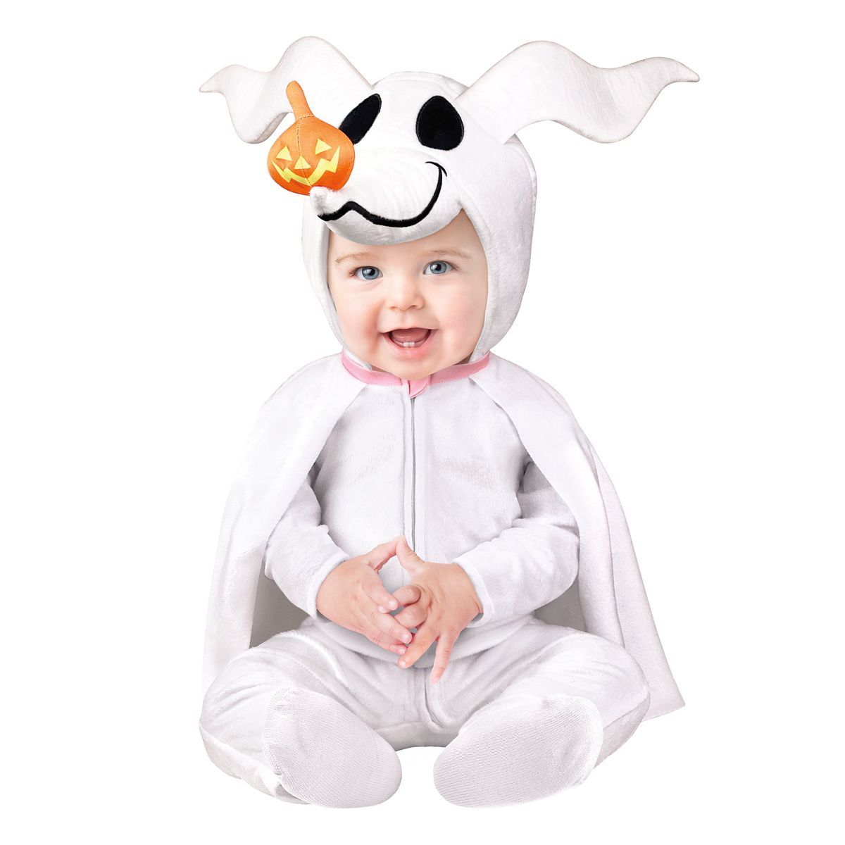 Baby Zero Light-Up Hooded Jumpsuit Costume -  The Nightmare Before Christmas WHITE