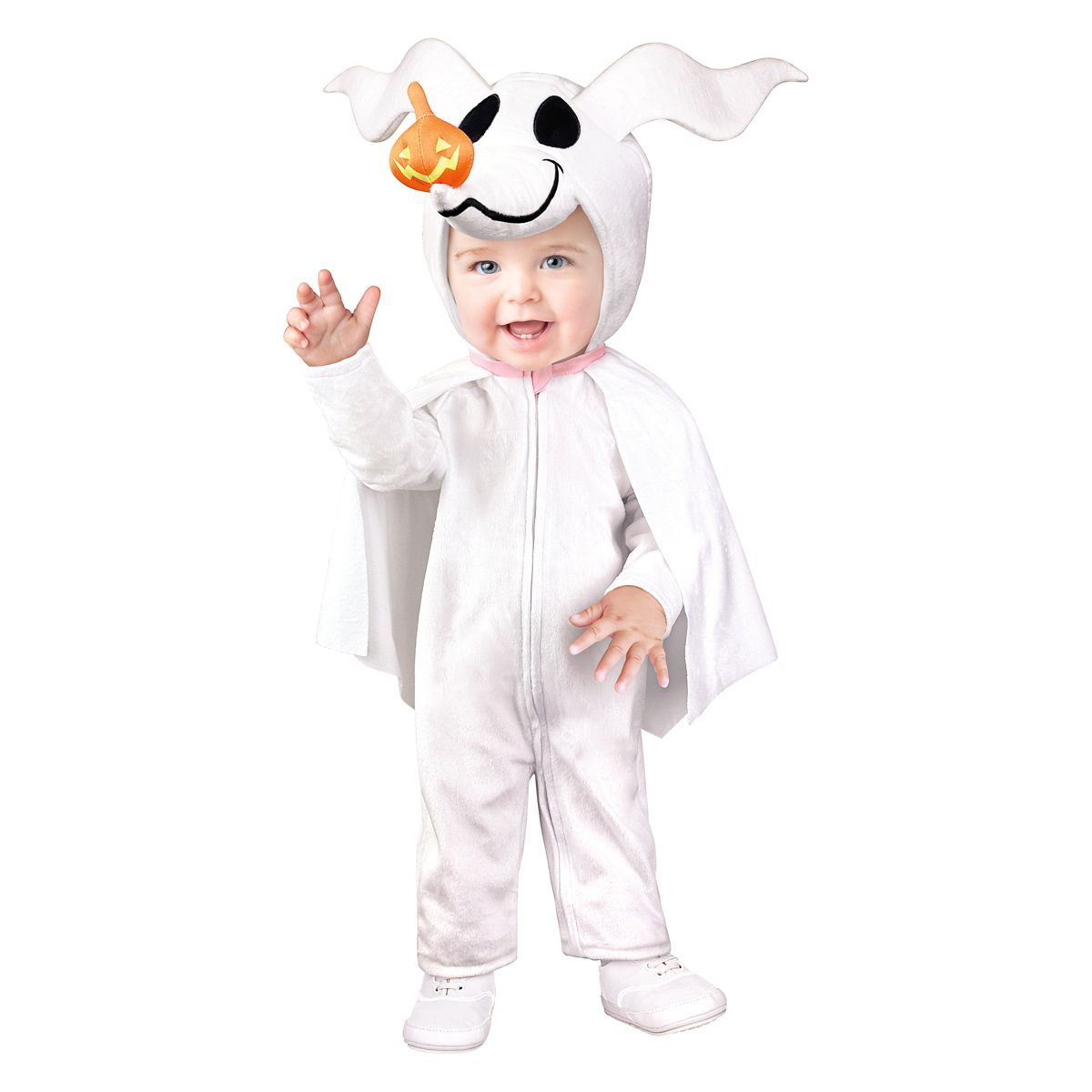 Baby Zero Light-Up Hooded Jumpsuit Costume -  The Nightmare Before Christmas WHITE