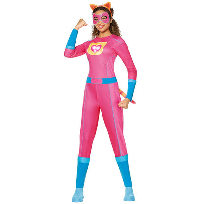 Adult Ginny Light-Up Jumpsuit Costume - SuperKitties PINK