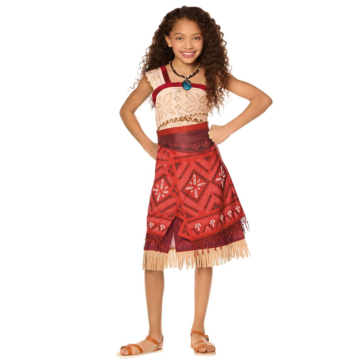 Kids Moana Costume -  Moana 2 ORANGE