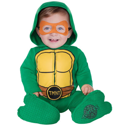 Baby Teenage Mutant Ninja Turtle Coverall Costume GREEN