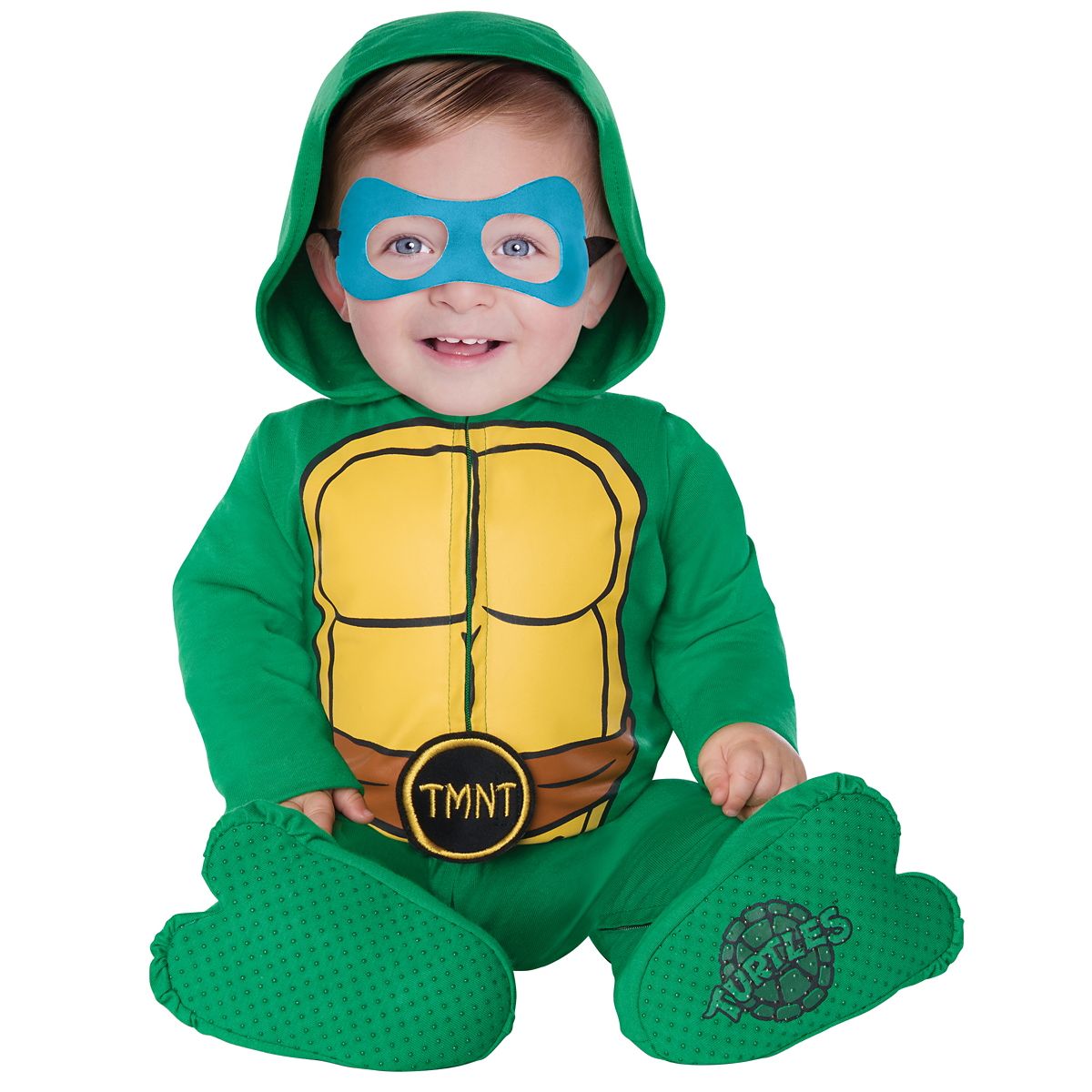 Baby Teenage Mutant Ninja Turtle Coverall Costume GREEN