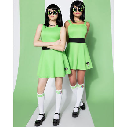 Kids Buttercup Dress Costume - The Powerpuff Girls GREEN