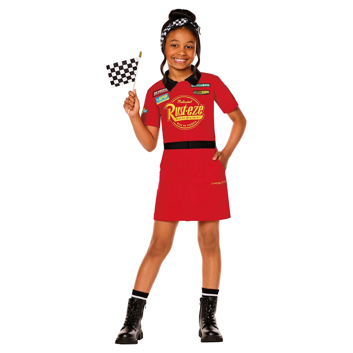 Kids Lightning McQueen Dress Costume - Cars RED