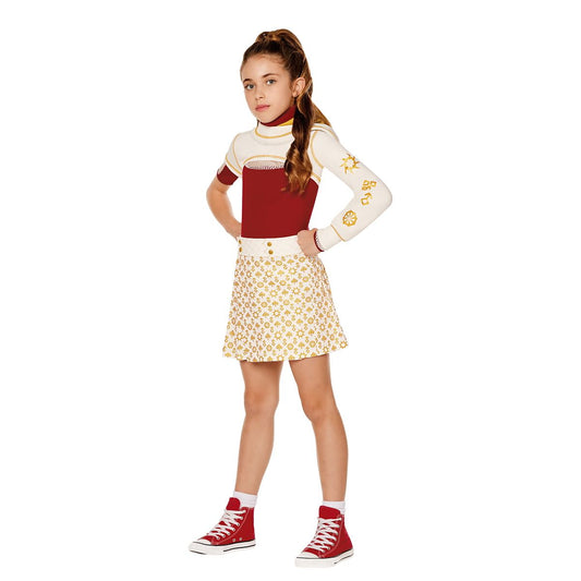 Kids Nova Dress Costume - Zombies 4: Dawn of the Vampires WHITE