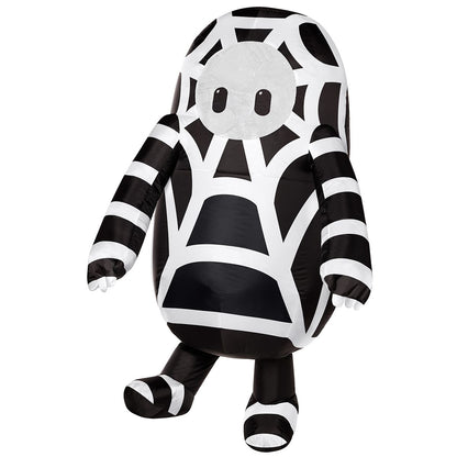Kids Spider Webs Inflatable Costume - Fall Guys BLACK AND WHITE