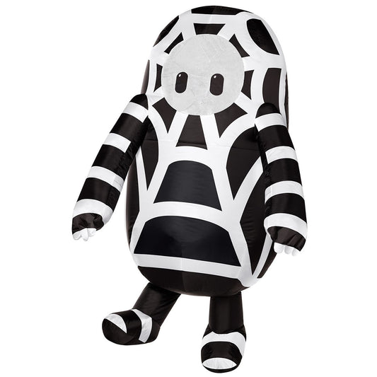 Kids Spider Webs Inflatable Costume - Fall Guys BLACK AND WHITE