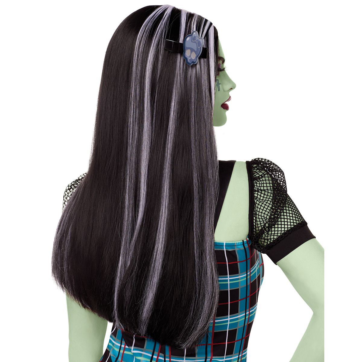 Frankie Stein Wig - Monster High BLACK AND WHITE