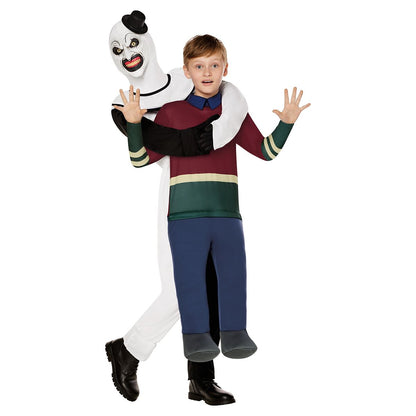 Kids Art the Clown Pick Me Up Costume - Terrifier BLACK AND WHITE