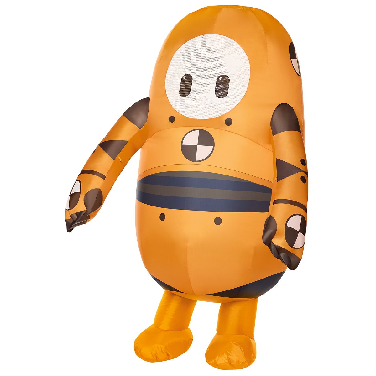 Kids Crash Tester Inflatable Costume - Fall Guys ORANGE