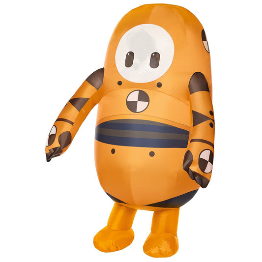 Kids Crash Tester Inflatable Costume - Fall Guys ORANGE