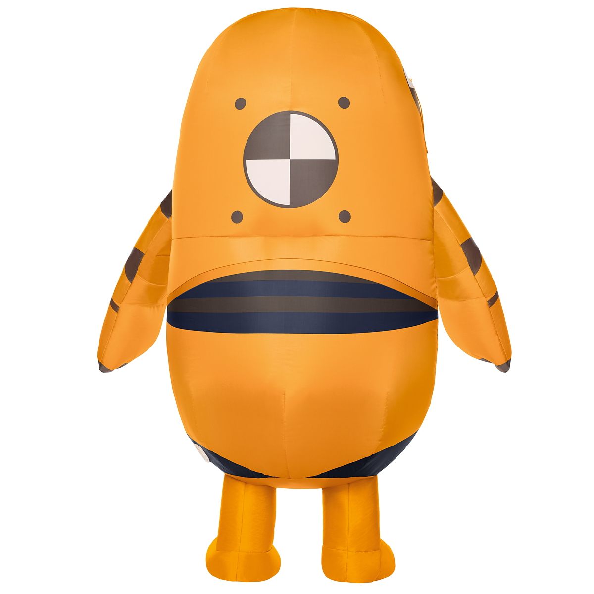 Kids Crash Tester Inflatable Costume - Fall Guys ORANGE