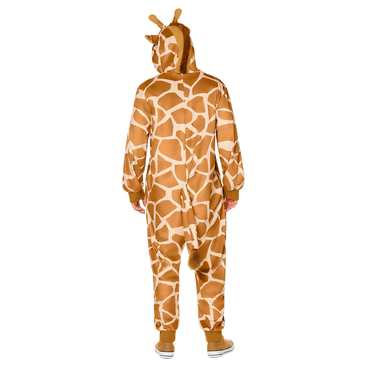 Adult Giraffe Jumpsuit Costume BROWN