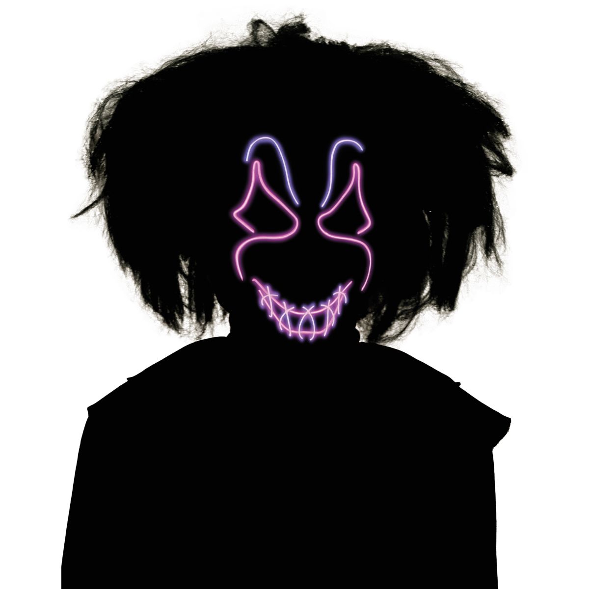 Kids Neon Clown Costume NEON GREEN