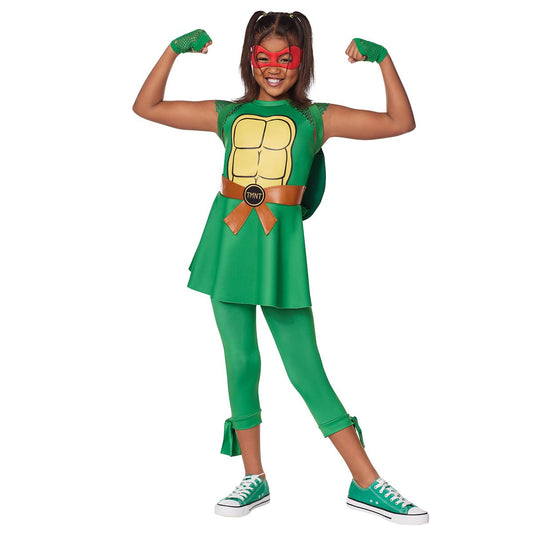 Kids Teenage Mutant Ninja Turtles Dress GREEN