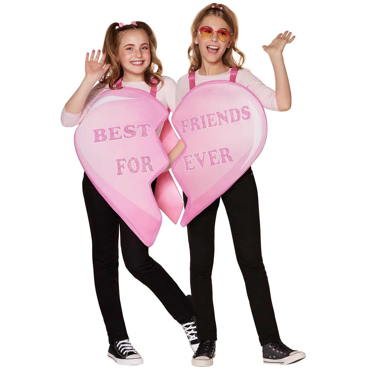 Kids BFF Candy Heart Costume BLACK