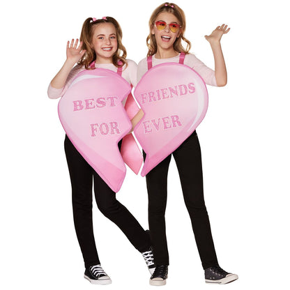 Kids BFF Candy Heart Costume BLACK
