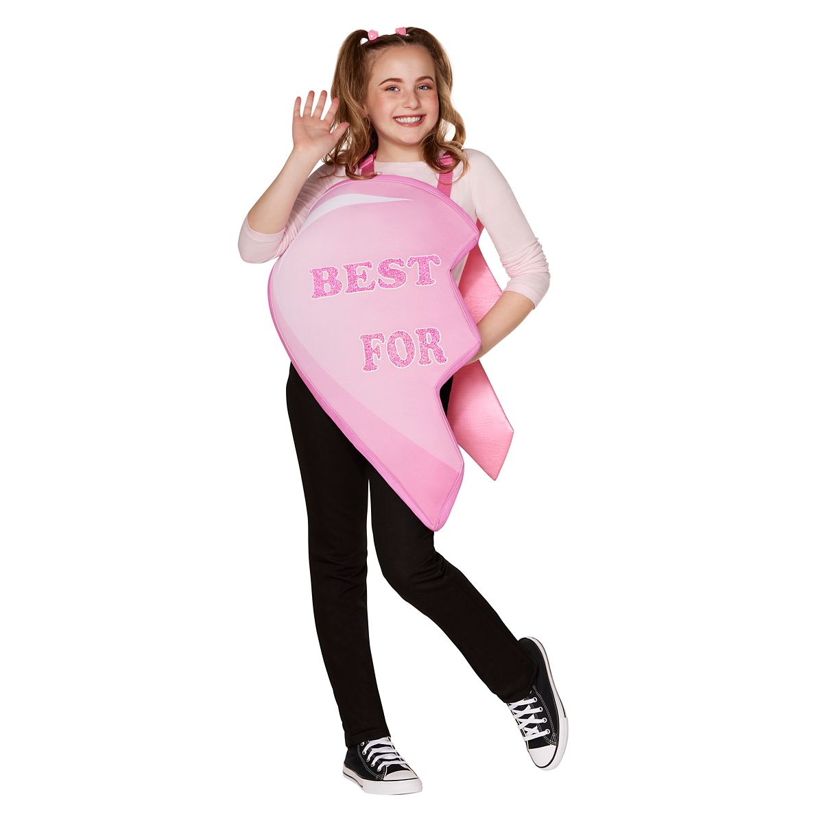 Kids BFF Candy Heart Costume BLACK