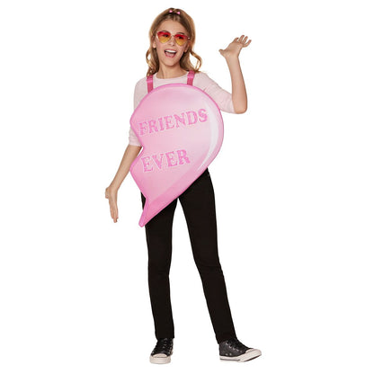 Kids BFF Candy Heart Costume BLACK