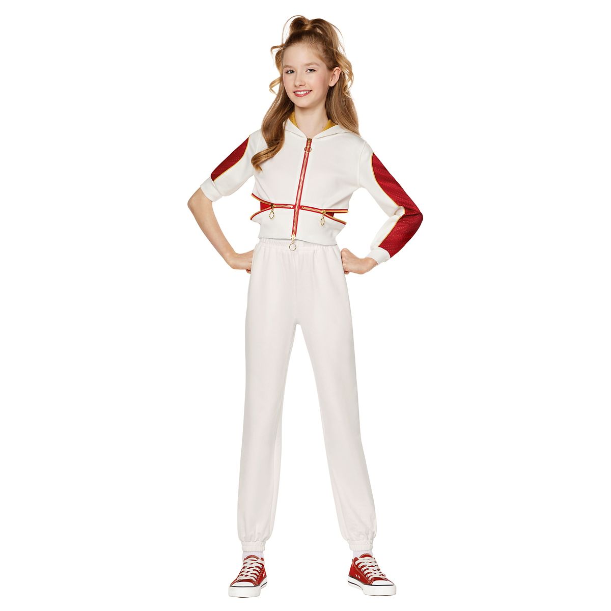 Kids Nova Jacket - Zombies 4: Dawn of the Vampires RED AND WHITE