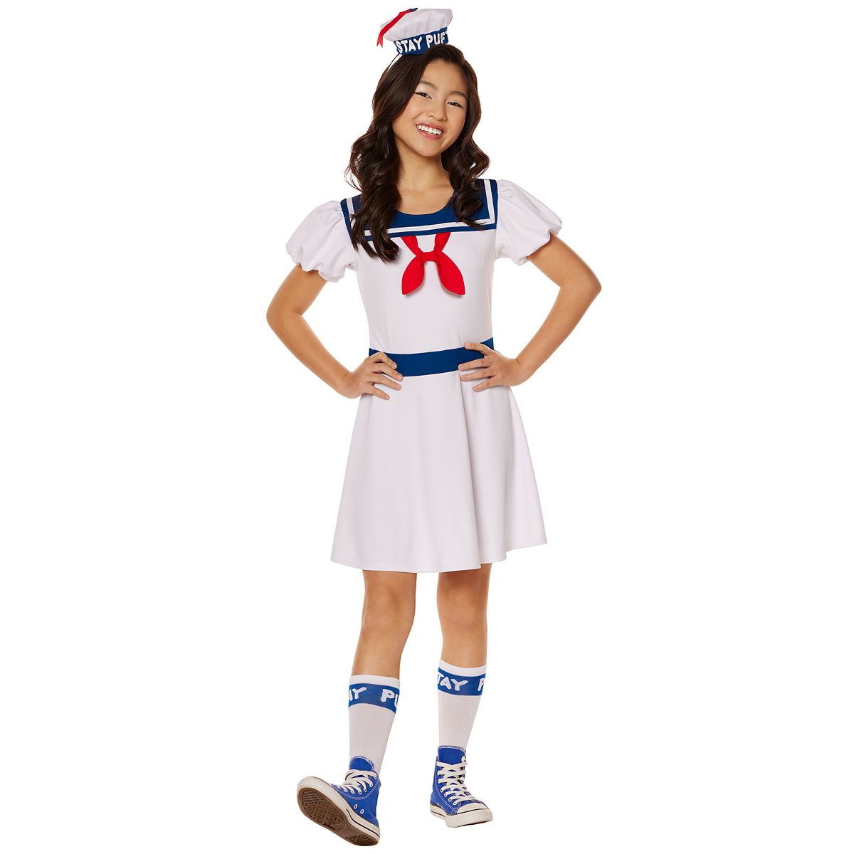 Kids Stay Puft Dress Costume - Ghostbusters BLUE / WHITE