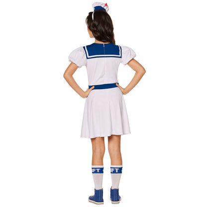 Kids Stay Puft Dress Costume - Ghostbusters BLUE / WHITE