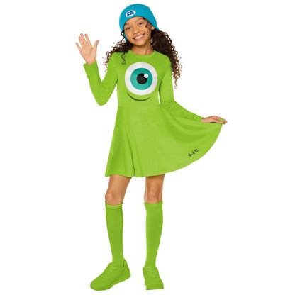 Kids Mike Wazowski Dress Costume - Monsters Inc. GREEN