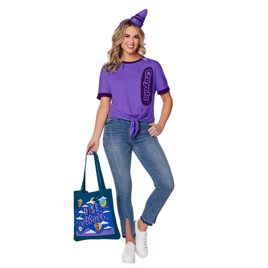 Adult Rise Above Purple Crayon Costume Kit - Crayola PURPLE