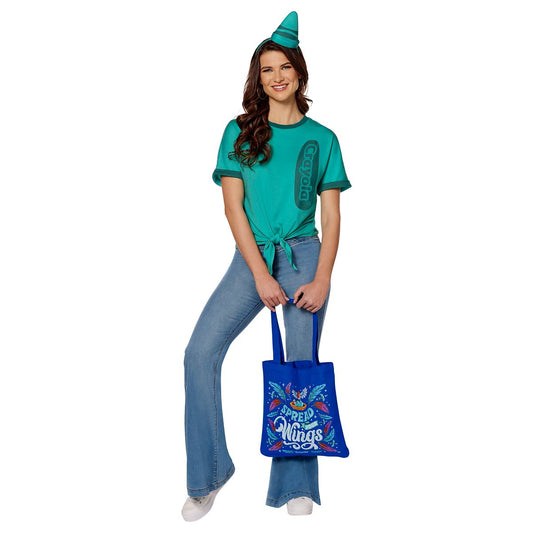 Adult Spread Your Wings Blue Crayon Costume Kit - Crayola BLUE