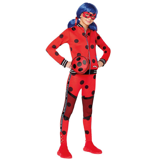 Kids Miraculous Ladybug Costume BLACK AND RED