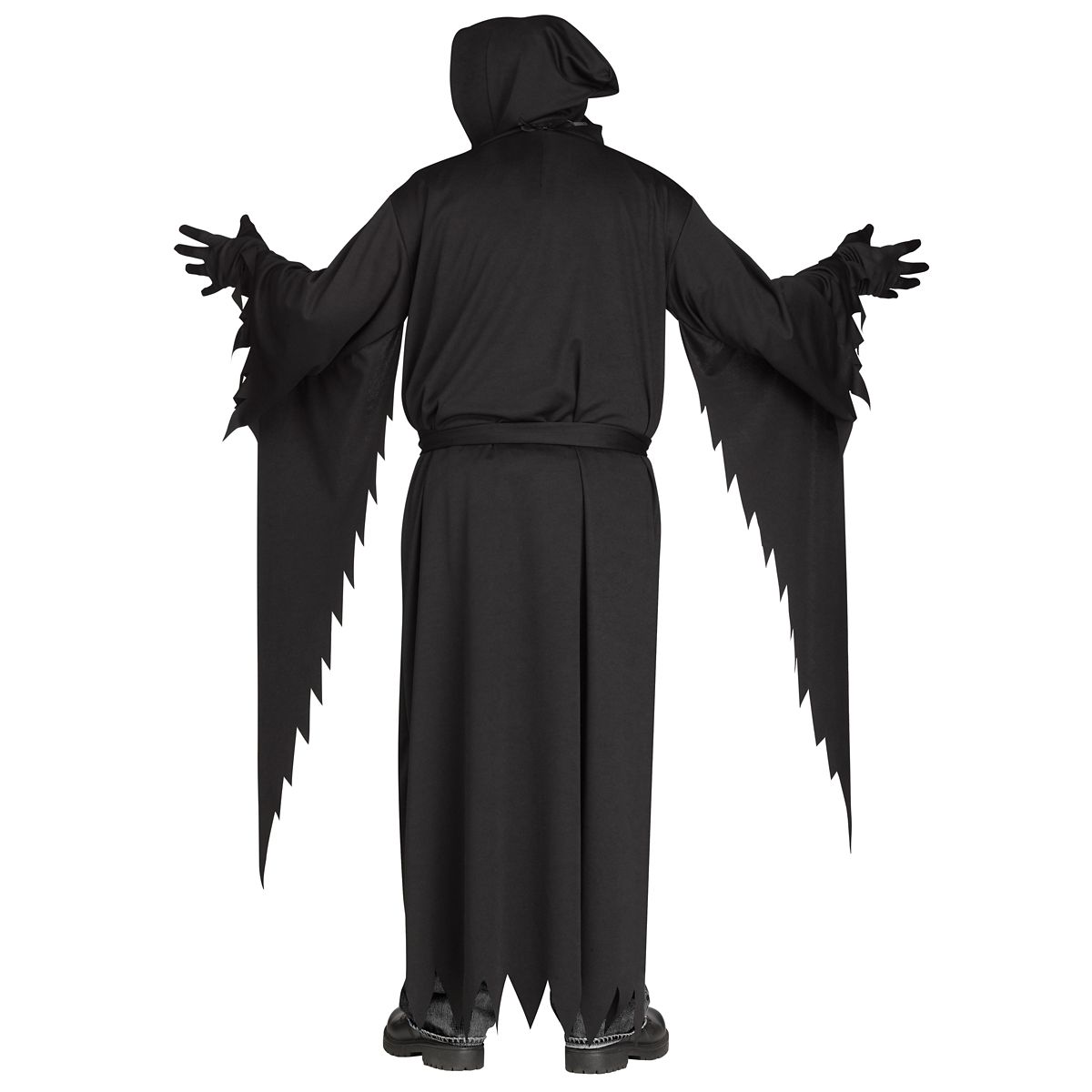 Adult Chrome Ghost Face Costume BLACK