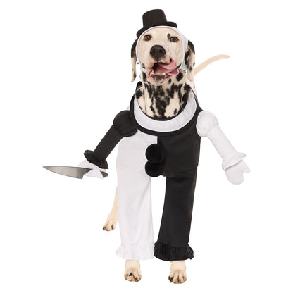 Art the Clown Pet Costume - Terrifier BLACK AND WHITE