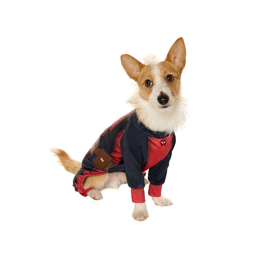 Deadpool Pet Costume BLACK AND RED