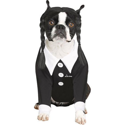 Wednesday Addams Pet Costume - The Addams Family BLACK