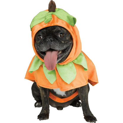 Pumpkin Pet Costume ORANGE/GREEN