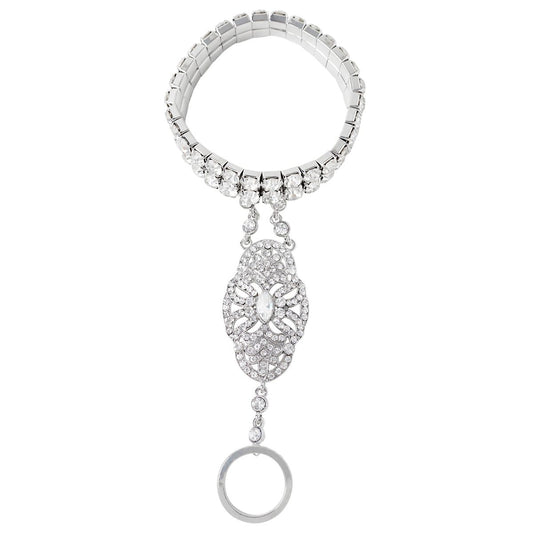 20s Gem Hand Chain Bracelet PEARL
