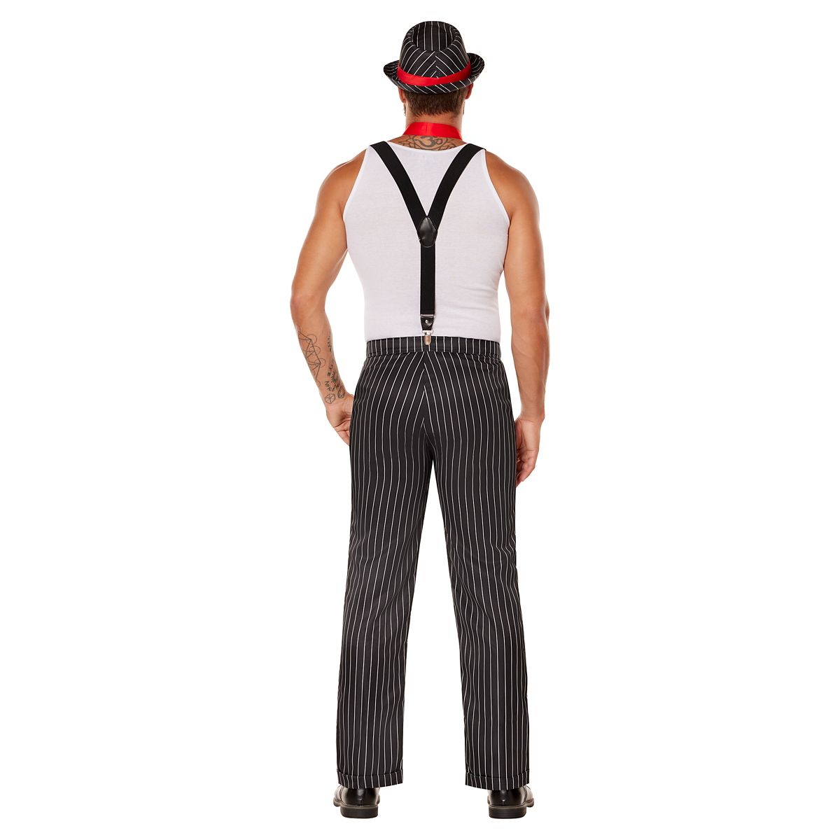 Adult Roaring 20s Gangster Costume Kit BLACK AND WHITE