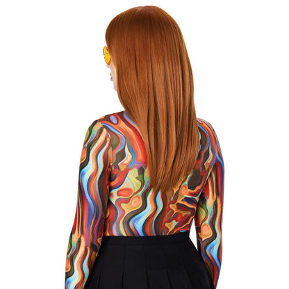 Heat Resistant Copper Wig with Bangs COPPER