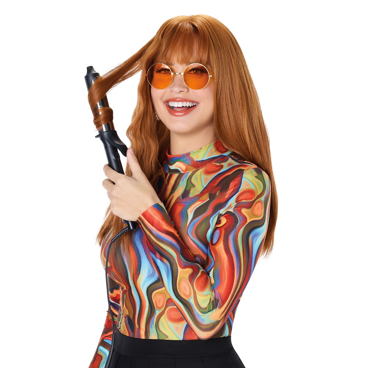 Heat Resistant Copper Wig with Bangs COPPER