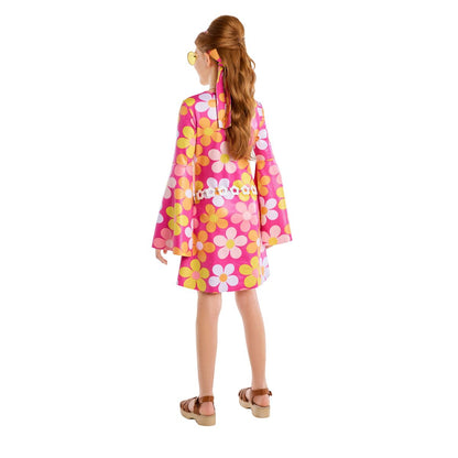 Kids Flower Child Dress Costume PINK