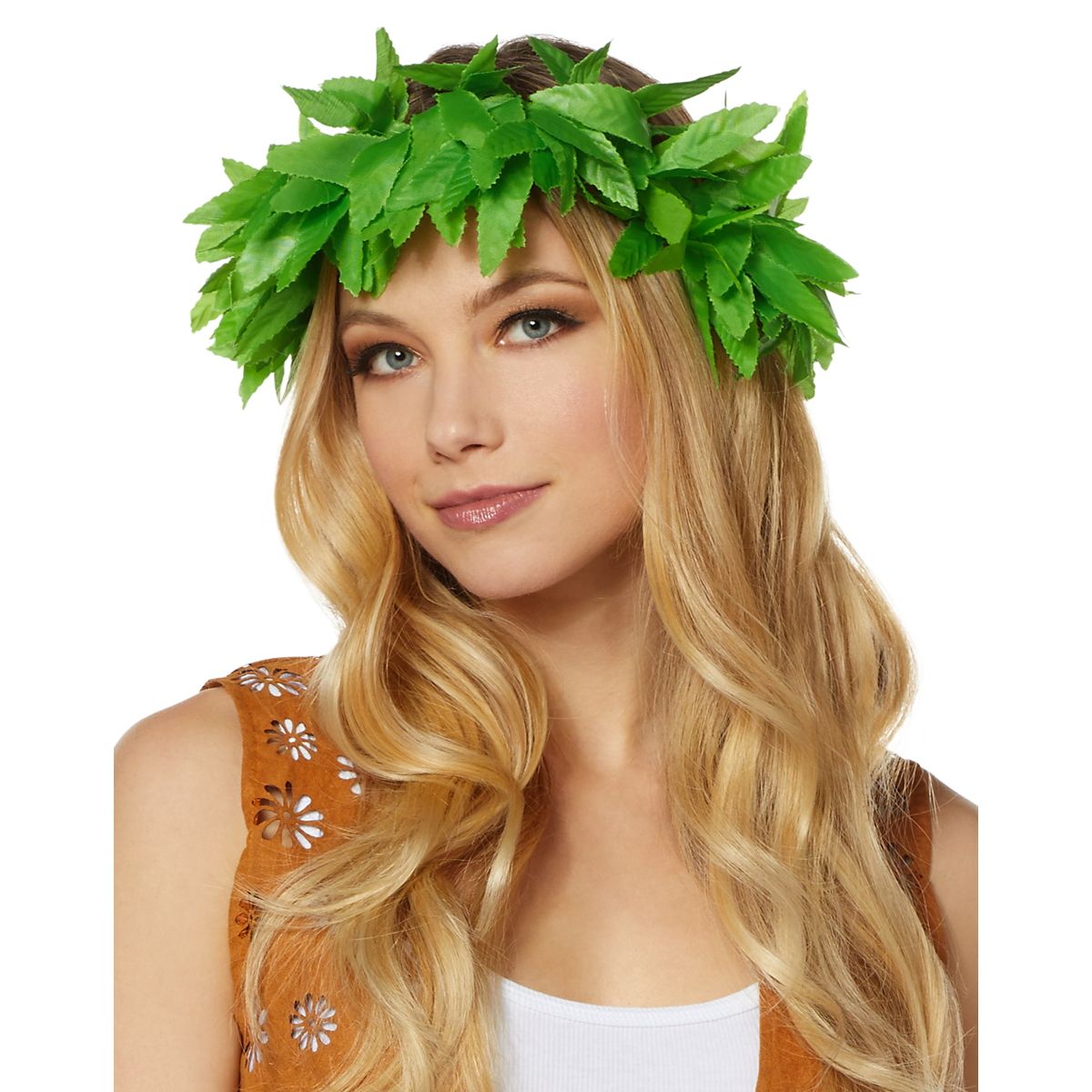 Hippie Leaf Headband GREEN