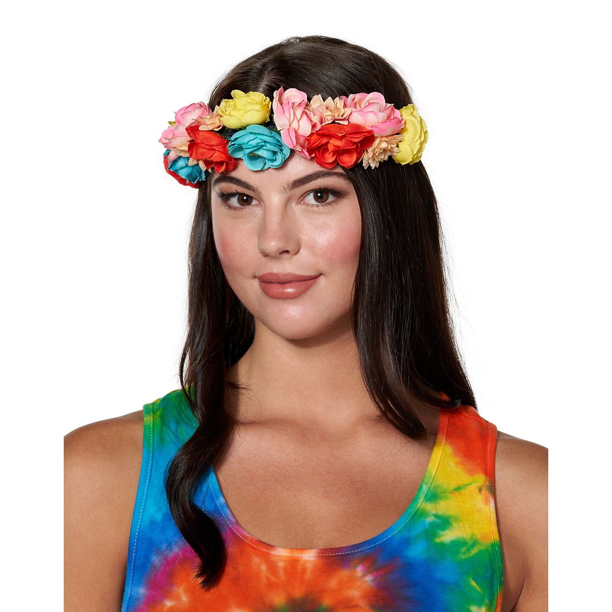 Multi Flower Headband MULTI-COLOR