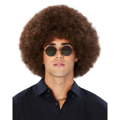 Brown Curly Wig BROWN