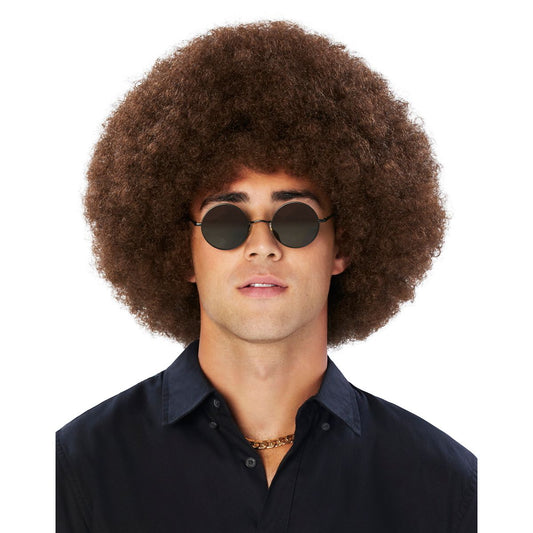 Brown Curly Wig BROWN