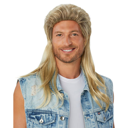 Blonde Mullet Wig BLONDE