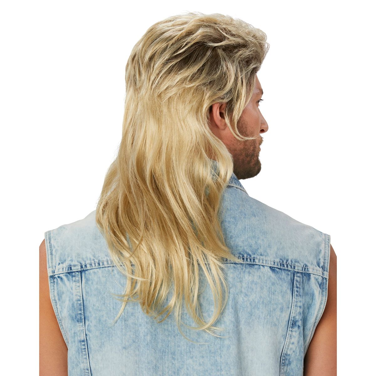 Blonde Mullet Wig BLONDE