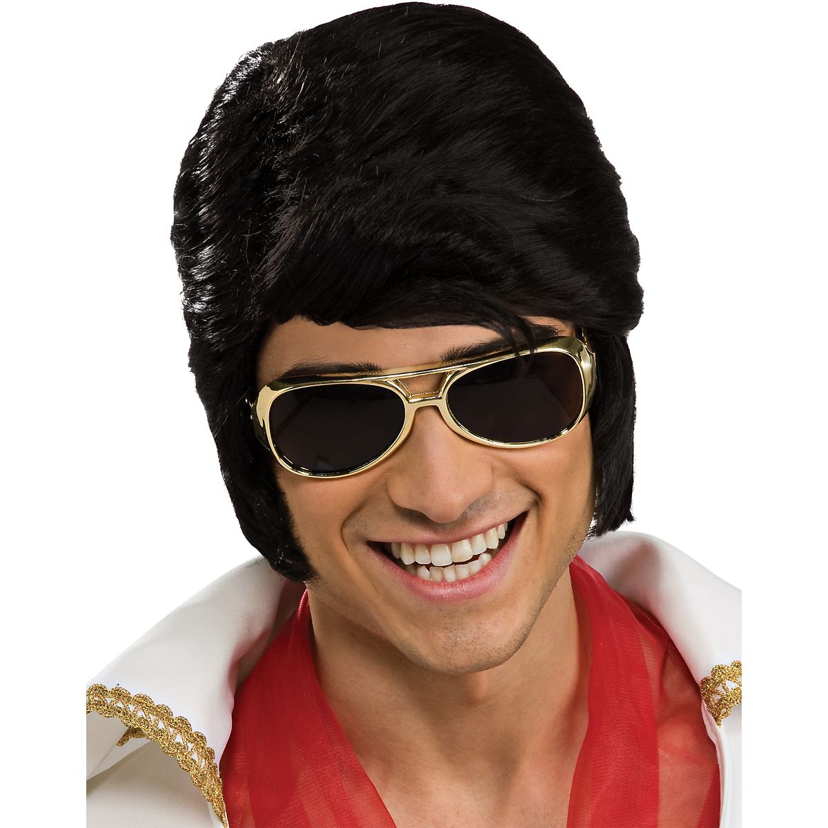 Gold Elvis Sunglasses - Elvis Presley BLACK