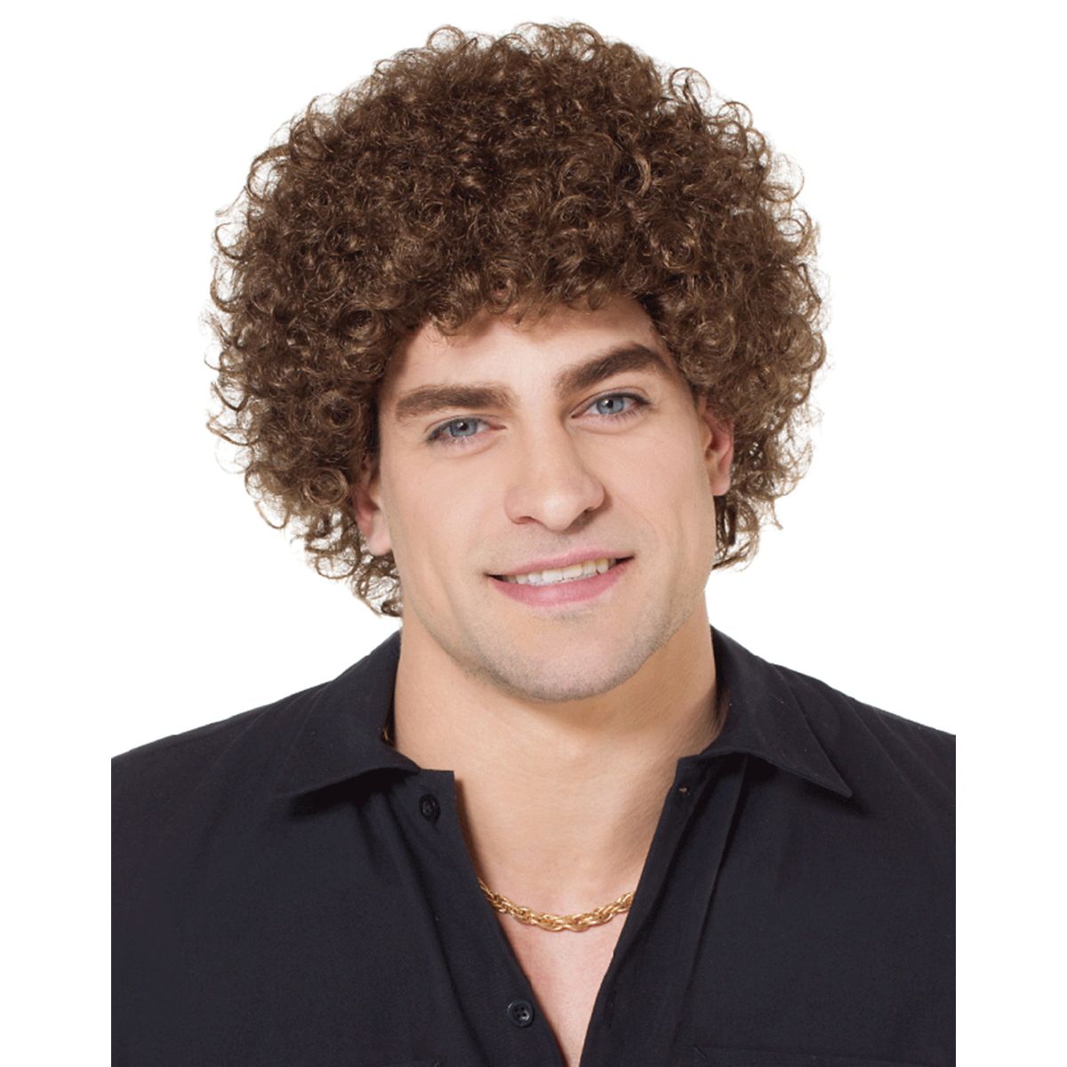 Brown Mini Curly Wig BROWN