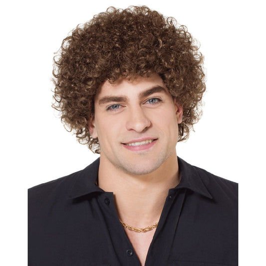 Brown Mini Curly Wig BROWN